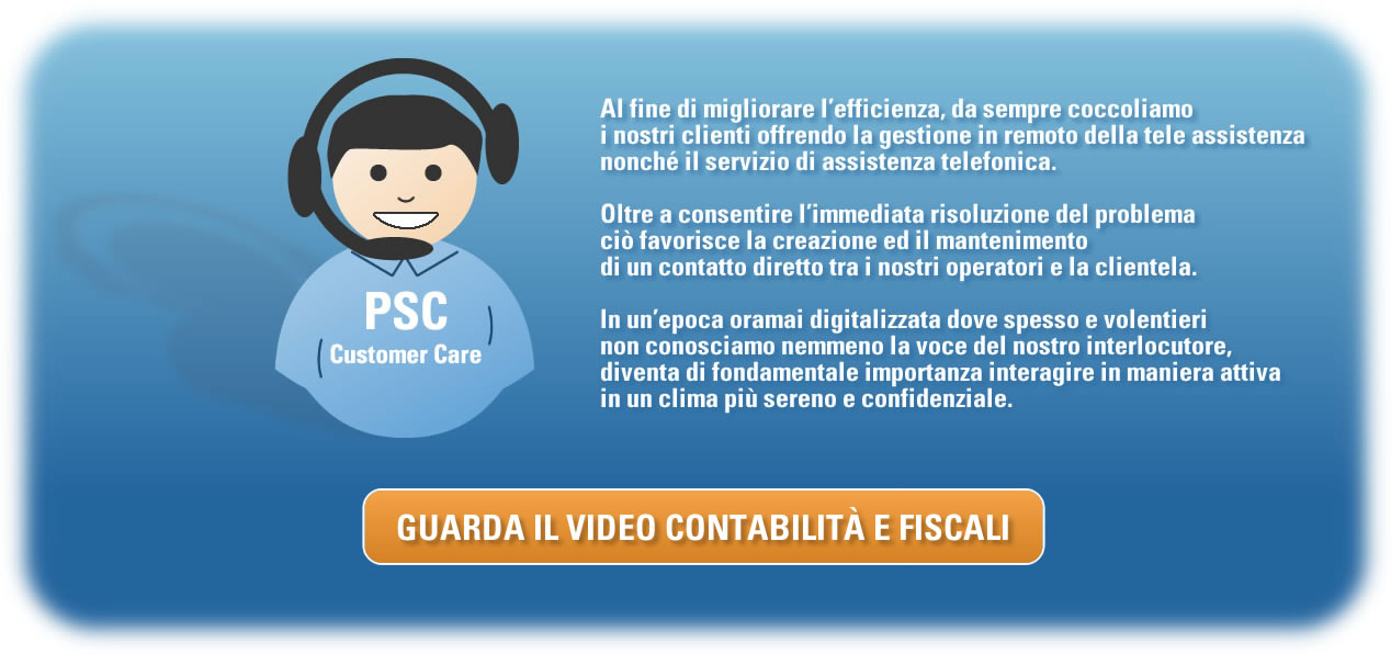 Al fine di migliorare l’efficienza, da sempre coccoliamo i nostri clienti offrendo oltre la gestione in remoto della tele assistenza anche il servizio di assistenza telefonica. Oltre a consentire l’immediata risoluzione del problema ciò favorisce la creazione ed il mantenimento di un contatto diretto tra i nostri operatori e la clientela. In un’epoca oramai digitalizzata dove spesso e volentieri non conosciamo nemmeno la voce del nostro interlocutore, diventa di fondamentale importanza interagire in maniera attiva in un clima più sereno e confidenziale.